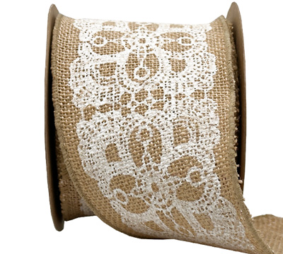 99mm PAINTED BURLAP-Natural-White