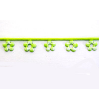 15mm SUNNY CHECK DAISY-Lime