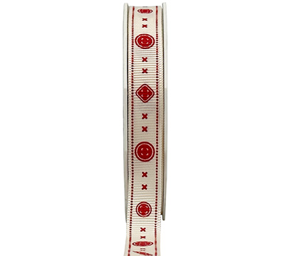 15mm COUNTRY STITCHES-Red