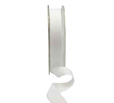 15mm PLAIN COTTON-White