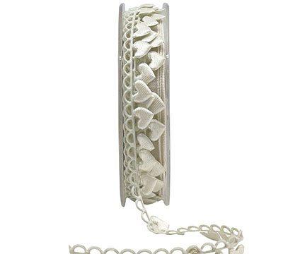 15mm HEAVENLY HEARTS-Cream