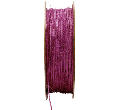 1mm JUTE CORD-Hot Pink