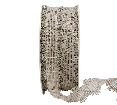 22mm LINEN LACE-Natural