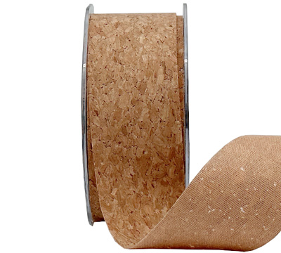38mm CORK RIBBON-Natural