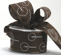 38mm DOT PAINT TREE-Chocolate