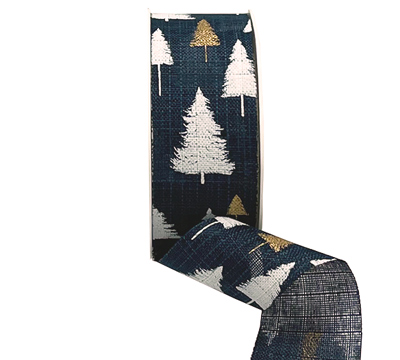 38mm XMAS FORREST-Navy-Gold-White
