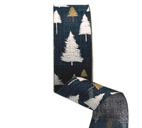 38mm XMAS FORREST-Navy-Gold-White