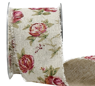 62mm VINTAGE LOOK ROSES-Natural-Rose Pink