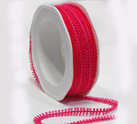 7mm PICOT EDGE TRIM-Hot Pink