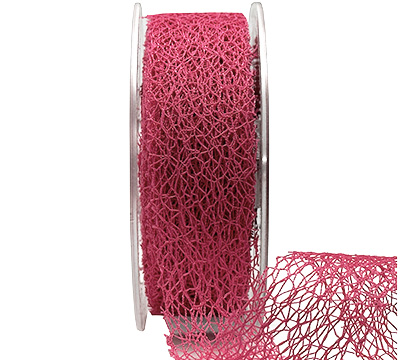 38mm CUT-EDGED OPEN MESH-Hot Pink
