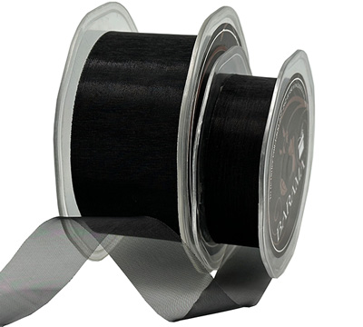 CUT EDGE ORGANZA-Black