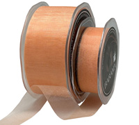 CUT EDGE ORGANZA-Peach