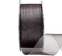 38mm CUT-EDGED ORGANZA with THREAD-Dusty Pink