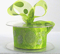 38mm CUT-EDGED GLITTER PARTY DOTS-Apple