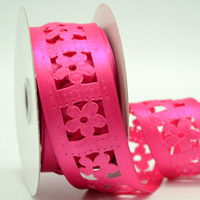 38mm CUT OUT DAISY-Hot Pink