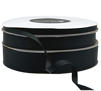 CLASSIC GROSGRAIN  IN BULK (100mts)-Black