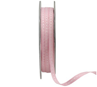 05mm GROSGRAIN STITCH-Pink-White