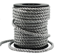 6mm METALLIC CORD-Silver