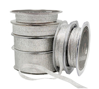METALLIC TAFFETA in SILVER