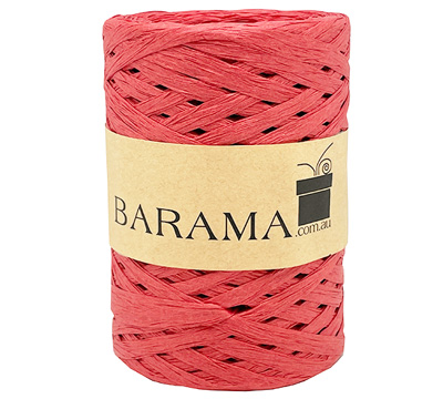 4mm PAPER RAFFIA-Red