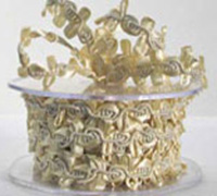 16mm SATIN BUDN BOW-Bridal White