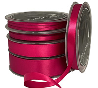 DOUBLE SIDED SATIN-Azalea