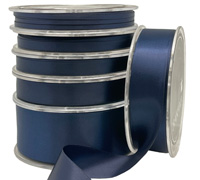 DOUBLE SIDED SATIN-Navy