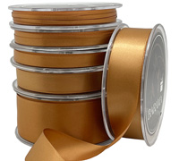 DOUBLE SIDED SATIN-Old Gold