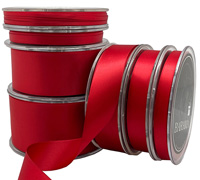 DOUBLE SIDED SATIN-Red