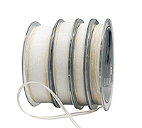 SHEER with METALLIC EDGE-White-Gold