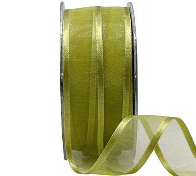 22mm SATIN EDGE SHEER-Chartreuse