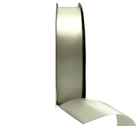 38mm SINGLE SIDED SATIN 100mts - Antique White