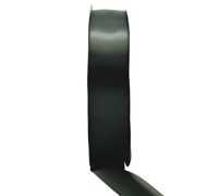 38mm SINGLE SIDED SATIN 100mts - Black