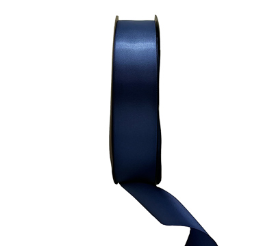 38mm SINGLE SIDED SATIN 100mts - Ink Blue