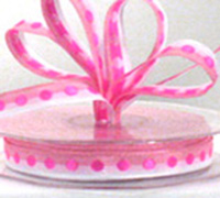 10mm WOVEN SPOT-Pale Pink
