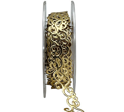 20mm ADHESIVE FILIGREE-Gold