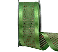 38mm WIRE-EDGED SATIN MATRIX DOTS-Apple