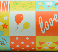 BABY QUILT WRAP-Tiffany-Yellow-Tiffany on White