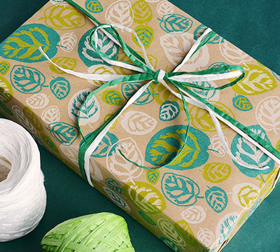 CALATHEA WRAP-Jungle on Kraft #3