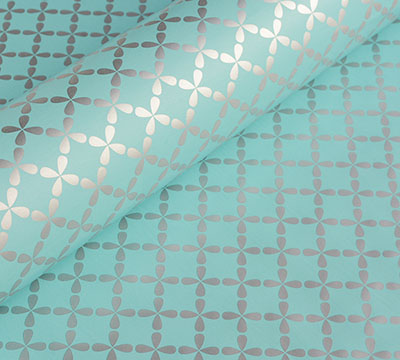 CLOVER WRAP-Silver on Tiffany #2