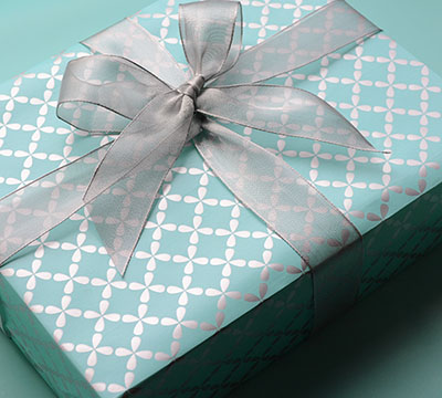 CLOVER WRAP-Silver on Tiffany #3