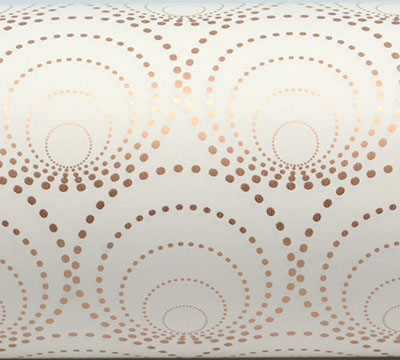 50cm CIRCLES WRAP-Gold on Cream
