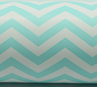 CHEVRON WRAP-Tiffany on White