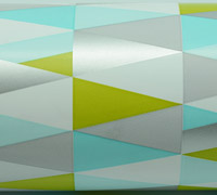 KALEIDOSCOPE WRAP-Silver-Tiffany-Chartreuse