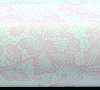 LACE WRAP-Pale Pink on White