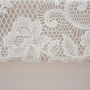 50cm LACE WRAP-White Pearl on Clear