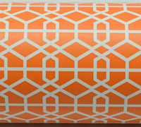 LATTICE WRAP-Tangerine