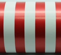 REGULAR STRIPE WRAP-Lava Red