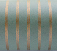 THIN STRIPE WRAP-Sage-Gold on Kraft